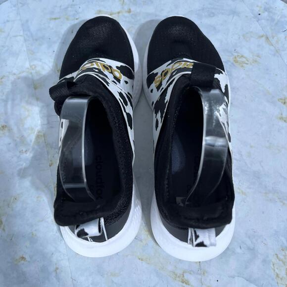 Adidas Puremotion Adapt Womens Sz 7.5 Running Shoes Black White Athletic Sneaker - Picture 7 of 11